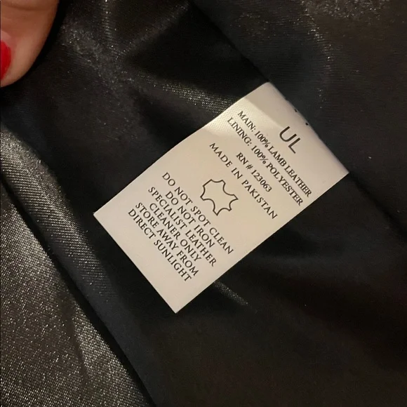 Fringed Tan Leather Jacket - Picture 3 of 6